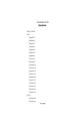 Harper Collins Counting Down with You