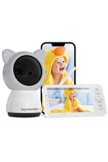 LikeSmart Baby Monitor and Audio-Video Camera with IOS & Android Phone App and Wireless Pent Video Unit