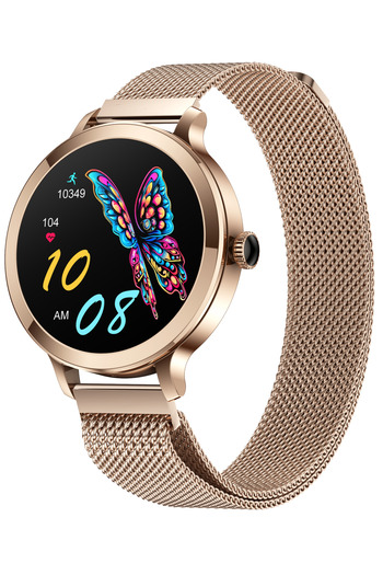 LikeSmart ISP BijouFiT SmartWatch, 1.106" AMOLED, Bluetooth Call, SpO2 Oximeter, R Monitoring