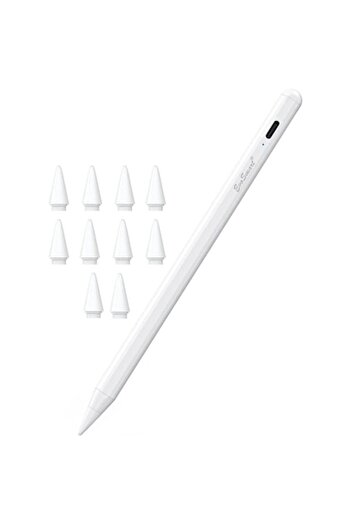 EvoSmart Stylus iPad Pen EvoSmart™ TP Professional with 10 POM Tips, Apple Pencil Compatible, Palm Rejectio