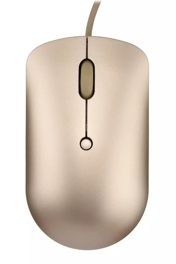 LENOVO 540 USB-C Wired Compact Mouse, Sand