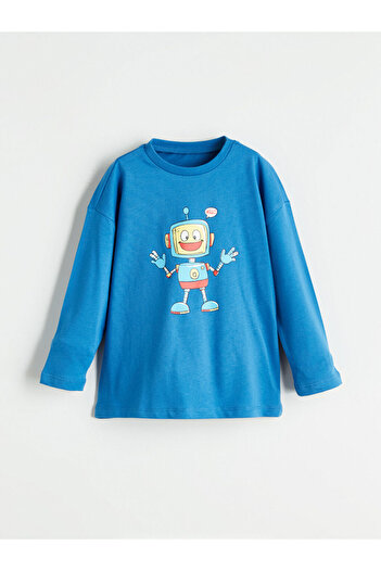 LC Waikiki Crew Neck Printed Boy's T-Shirt