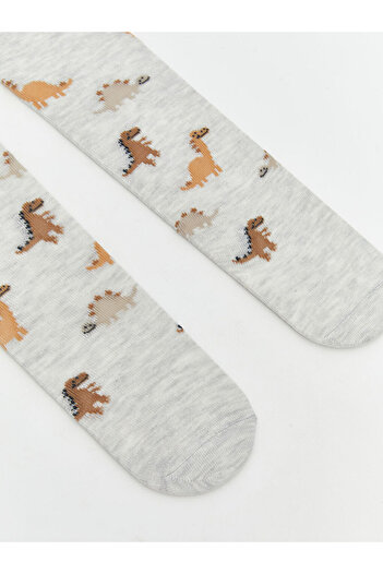 LC Waikiki Create Your Style from Uzg Store |   Printed Boys' Pantyhose 2-Pack