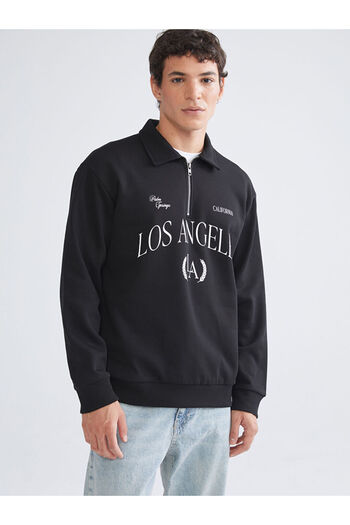 LC Waikiki Sparkling Choices from Shining Store |   California Printed Men's Thick Sweatshirt