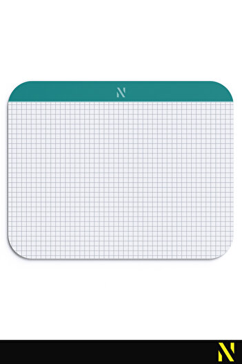nilizma Turquoise Colorful Checkered Notebook Pattern Mouse Pad-23X19 Cm-Ergonomic Mouse Pads with Non-Slip Base Mousepad