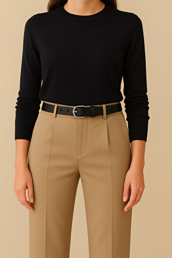 FV Women's Belt with Belt Buckle