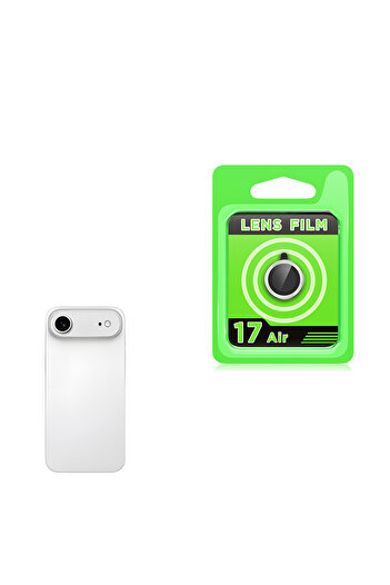 zore iPhone 17 Air Cl-07 Camera Lens Protector - Silver