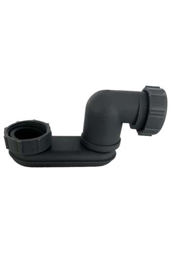 Spis Design Anti-odor bathtub or shower drain trap, G 1 1/2", Polypropylene, gray
