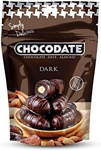 CHOCODATE Exclusive Real Dark Chocolate Pouch 100 g
