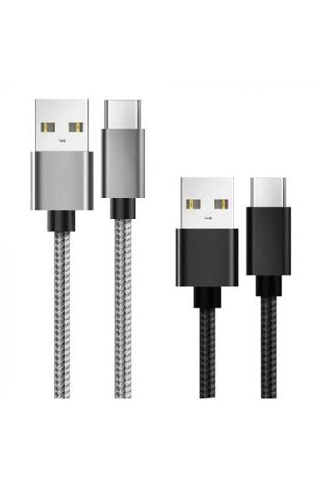lemontti Set of 2 telephone cables model 6420628064040AE, USB to USB Type-C, length 0.5 meters and 1