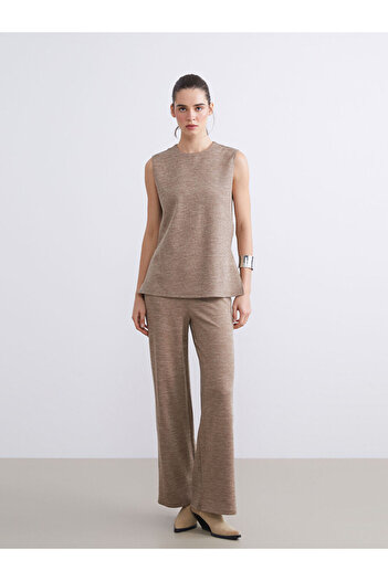 LC Waikiki Sparkling Selections from Shining Store |   Women's Trousers with Elastic Waistband