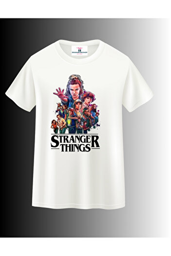 hediye Mix T-Shirt Movie Series Stranger Thinks Design (Gift, Package Made, Note Written)