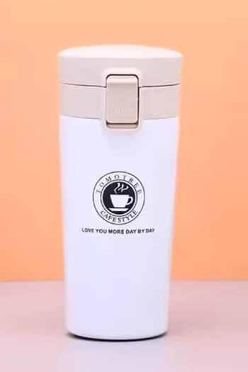 zozoya Locked Double Layer Stainless Steel Thermos Cup Vehicle Coffee Tea Hand Vacuum Flask