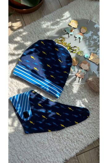 BabyDia Beret and Neck Collar Set