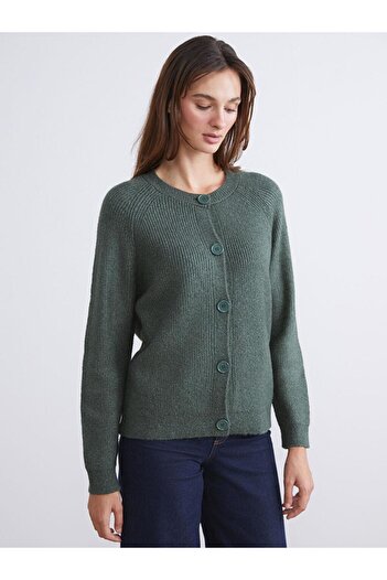 LC Waikiki Crew Neck Women's Knitwear Cardigan (W5)