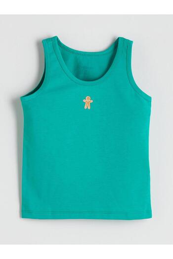 LC Waikiki Crew Neck Printed Boys' Undershirt 2-Piece (W5)