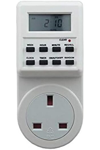 Generic AC 230V Smart Home Plug-in LCD Display Clock Summer Time Function 12/24 Hours Changeable Timer Switc