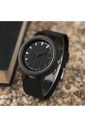 Bobo Bird Wooden Watch with Leather Strap Magnus