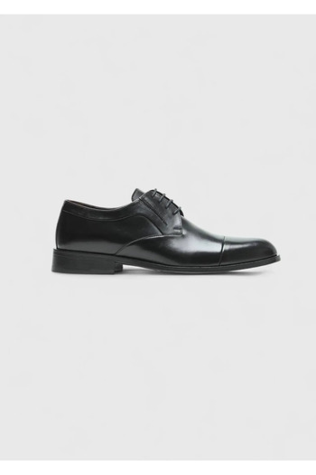 Ramsey Black Leather Classic Shoes