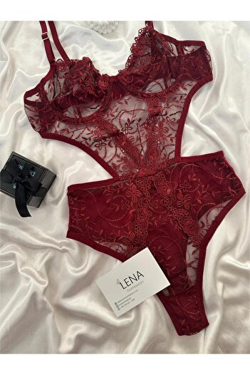 Lena Homewears Lena Sofla Bra & Bodysuit Underwear Set