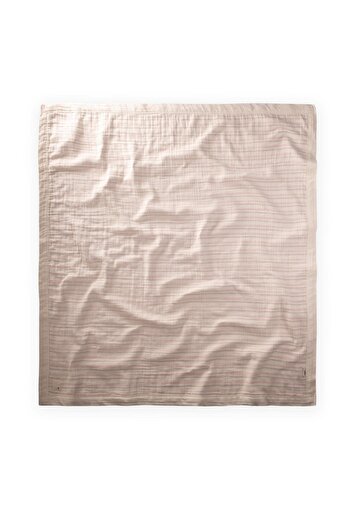 Cigit Thick Double Layer Raw Blanket 85X90 cm Tile Striped