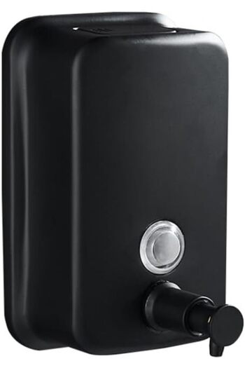 Generic 304 Stainless Steel Bathroom Soap Dispenser Simple Hotel Home Wall Mounted Manual Shower Fluid Bottl