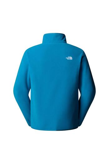 THE NORTH FACE M Glacier Fleece 1/4 Zip Jacket Men's Sweatshirt Nf0A8D0Qbom1 Blue-Xl