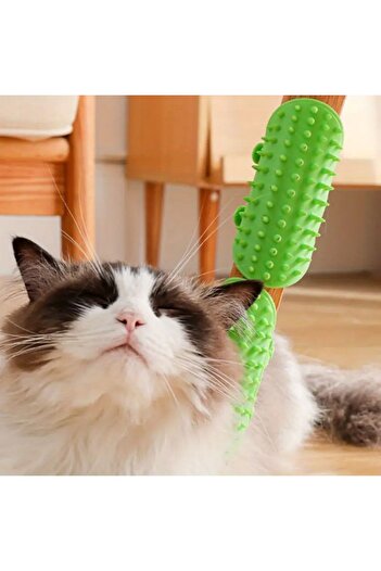 Roichil Adjustable Silicone Cat Itching Comb Attachable to Chair Leg
