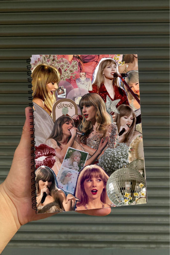 Namgo Spiral A5 Notebook Taylor Swift Collage (200 Pages)