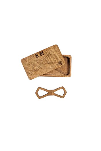 OEM Wooden Bow Tie HH292, Handmade, in Premium Personalized Box