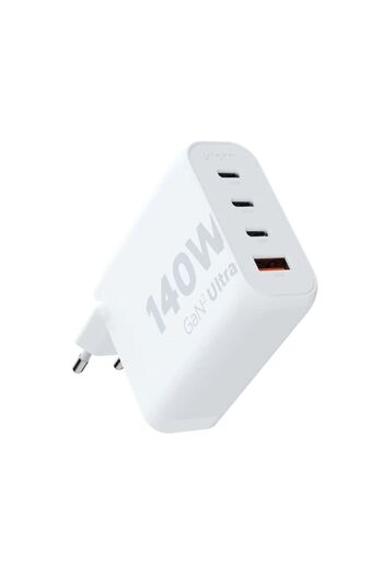 Xtorm Wall Adapter for Laptop, Xtorm, GaN2, XEC140, 140W, USB-C, White