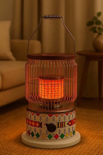 TOSCANA U Electric Heater 2000W for Home & Garden, 360° Heater
