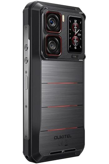 oukitel هاتف WP300 5G المتين بشاشة 6.8 بوصة وبطارية 16000 مللي أمبير/ساعة ودقة 108 ميجابكسل ونظام أندرويد 15 (12 جيجابايت + 512 جيجابايت NFC) (أحمر)