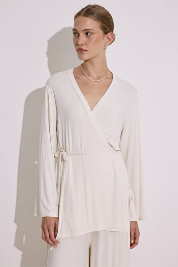 Manuka Tied Dressing Kimono İnci̇