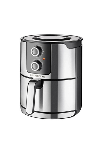 Just Perfecto AirFryer XXL JustPerfecto JL-05, 5 L, 1400W, 200°C, 8 programe, temporizator 30 min