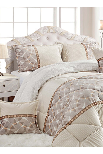 Generic Ultra Soft Winter 4Pcs Comforter Set Single Size 160x210cm Floral Bedding Sets Multicolor