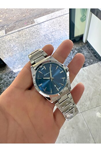 LOOQ Supleon Steel Cord Calendar Men's Wristwatch