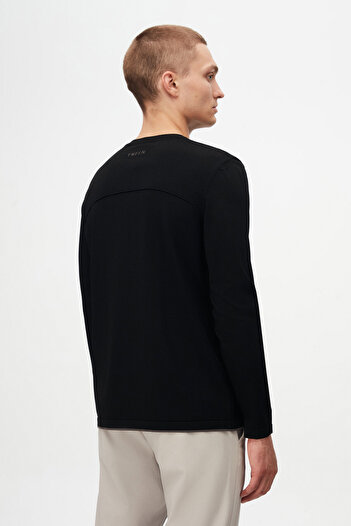 Tween Slim Fit Siyah Kazak