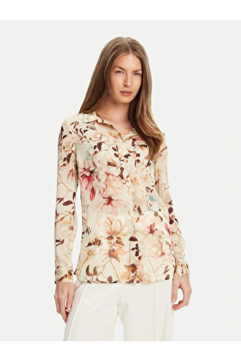 Guess Clouis Kadın Çok Renkli Relaxed Fit Gömlek W5YH0XWDW82-P1MN