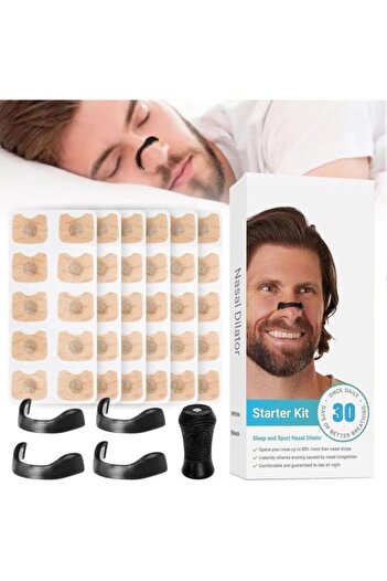 Saharaz 30 pairs of anti-wrinkle nose strips for respirators, no-danger breathing strips, your assistant