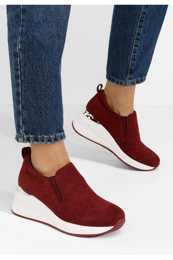 B T Shoes Leanne platform casual shoes in dark grey