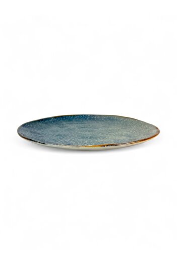 La Mediterranea Farfurie întinsă-model albastru marin, 26 cm