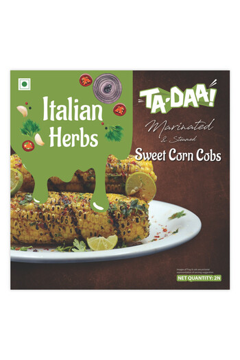 Tadaa TA-DAA Italian Herbs Marinated & Steamed Sweet Corn Cobs - 450 g x 2