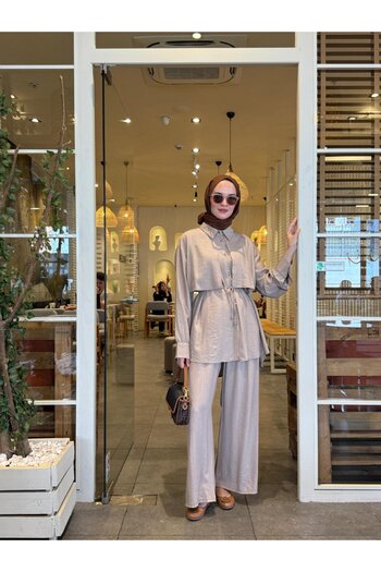 NS Moda Hijab September Set Mink-Model 545