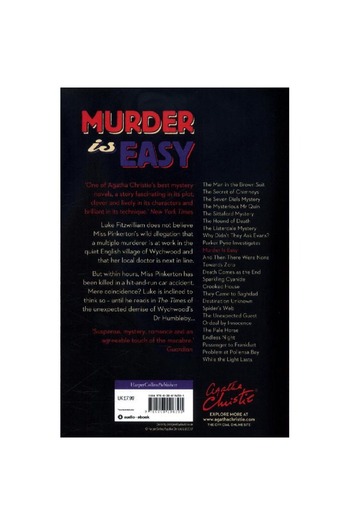 Harper Collins Murder is Easy