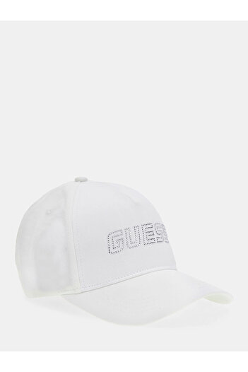 Guess Logo Baseball Women's White Active Hat V5Gz01Wo08O-G018
