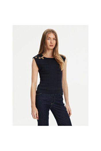 Guess Emmie Women's Navy Blue Knitwear W5Yr10Z0130-G7V2