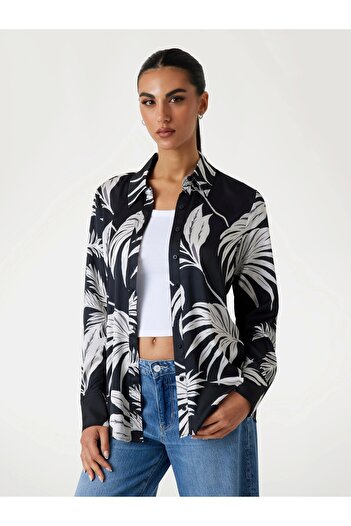 Guess Concetta Kadın Çok Renkli Slim Fit Gömlek W5YH03WF1T2-PJ1S