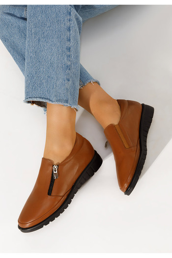 B T Shoes Women's casual shoes in brown Vichy leather
