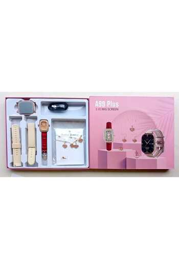 Generic Watch Smart Watches A 99 Plus With - Necklace -Earrings -Bracelet -Ring Luxury Gift Box For Women